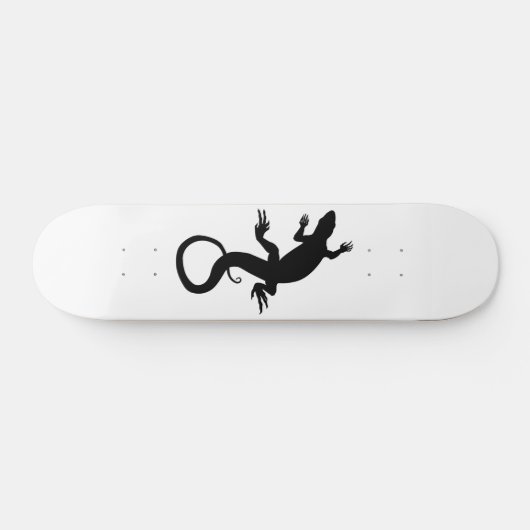 Coole Eidechsen-Kunstskateboard-Geschenke u. Skateboard (Horizontal)