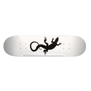 Coole Eidechsen-Kunstskateboard-Geschenke u. Skateboard