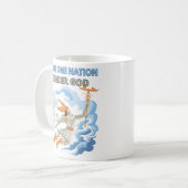 Coole eine Nation unter Gott Kaffeetasse (Vorderseite Links)