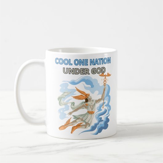 Coole eine Nation unter Gott Kaffeetasse (Links)