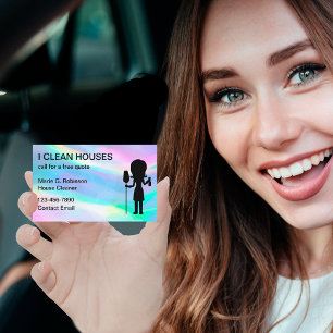 Coole Einfache Hausreinigung Haushaltkarten Visitenkarte