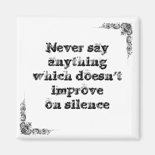 Coole, einfache Weisheitsphilosophie tao Satz Magnet