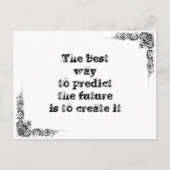 Coole, einfache Weisheitsphilosophie tao Satz Postkarte (Vorderseite)