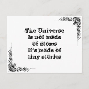 Coole, einfache Weisheitsphilosophie tao Satz Postkarte