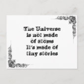 Coole, einfache Weisheitsphilosophie tao Satz Postkarte (Vorderseite)