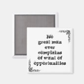 Coole, einfache Weisheitsphilosophie tao Satz t Magnet (Vorderseite/Rückseite)