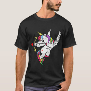 Coole Einhorn Cupid Einhorn Männer Frauen Valentin T-Shirt