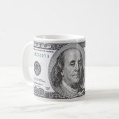 Coole einhundert Dollar Tasse! Kaffeetasse (Vorderseite Links)