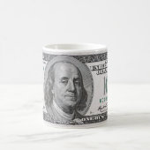 Coole einhundert Dollar Tasse! Kaffeetasse (Mittel)