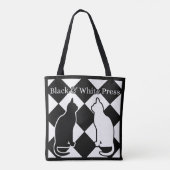 Coole Einkaufstasche für einen Katzenliebhaber Tasche (Rückseite)