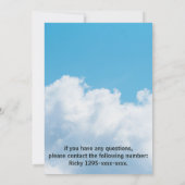 coole Einladung Postkarte: Highschool-Turnier (Rückseite)