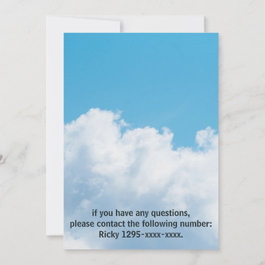 coole Einladung Postkarte: Highschool-Turnier (Rückseite)