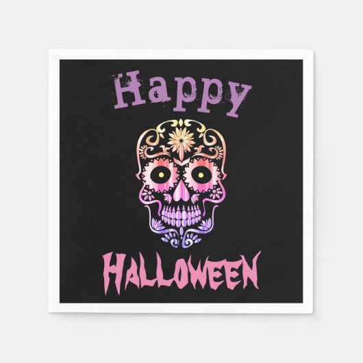 Coole einmalige Halloween-Servietten Serviette (Vorderseite)