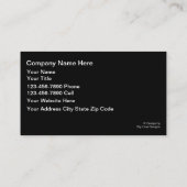 Coole, einzigartige Baukarten Visitenkarte (Rückseite)