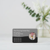 Coole Einzigartige Bodeninstallation Visitenkarte (Stehend Vorderseite)