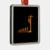 Coole einzigartige Evolution von Lineman Electrici Ornament Aus Metall (Rechts)