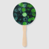 Coole, einzigartige Kunst des Blumenmusters / Blum Fächer (Rückseite)
