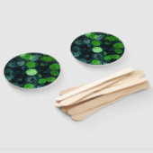 Coole, einzigartige Kunst des Blumenmusters / Blum Fächer (Non-assembled)