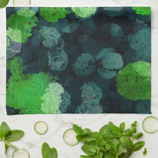 Coole, einzigartige Kunst des Blumenmusters / Blum Geschirrtuch (Gefaltet)