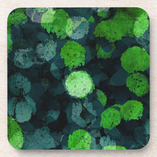 Coole, einzigartige Kunst des Blumenmusters / Blum Getränkeuntersetzer (Vorderseite)