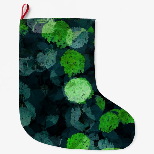 Coole, einzigartige Kunst des Blumenmusters / Blum Großer Weihnachtsstrumpf (Vorderseite)
