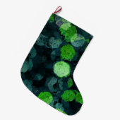 Coole, einzigartige Kunst des Blumenmusters / Blum Großer Weihnachtsstrumpf (Vorderansicht (hängend))