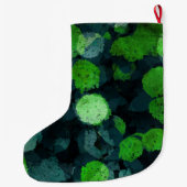 Coole, einzigartige Kunst des Blumenmusters / Blum Großer Weihnachtsstrumpf (Rückseite)