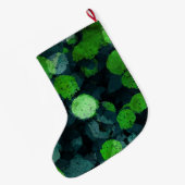 Coole, einzigartige Kunst des Blumenmusters / Blum Großer Weihnachtsstrumpf (Rückseite (Hängend))