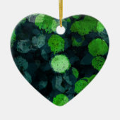 Coole, einzigartige Kunst des Blumenmusters / Blum Keramik Ornament (Vorne)