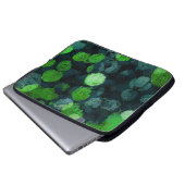 Coole, einzigartige Kunst des Blumenmusters / Blum Laptopschutzhülle (Vorne Knopf)