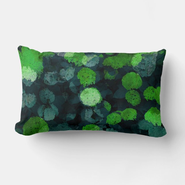 Coole, einzigartige Kunst des Blumenmusters / Blum Lendenkissen (Vorderseite)