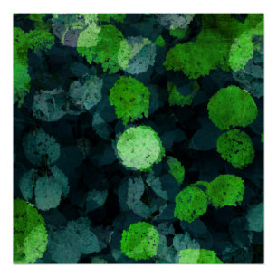 Coole, einzigartige Kunst des Blumenmusters / Blum Poster