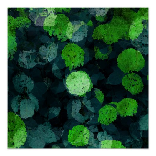 Coole, einzigartige Kunst des Blumenmusters / Blum Poster (Vorderseite)