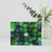 Coole, einzigartige Kunst des Blumenmusters / Blum Postkarte (Stehend Vorderseite)