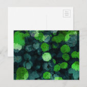 Coole, einzigartige Kunst des Blumenmusters / Blum Postkarte (Vorne/Hinten)