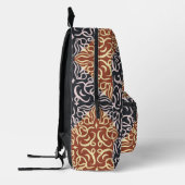 Coole Einzigartige Mandala Muster Monogramm-Initia Bedruckter Rucksack (Links)
