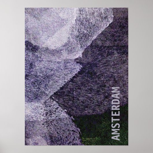 Coole, einzigartige moderne Amsterdamer Designkuns Poster (Vorne)