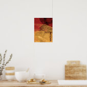 Coole, einzigartige moderne Barcelona Design Kunst Poster (Küche)