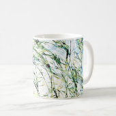 Coole, einzigartige moderne Blume Blumendesign Art Kaffeetasse (VorderseiteRechts)