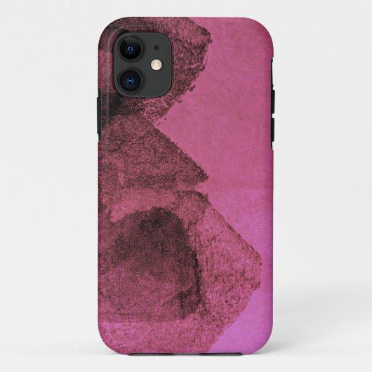 Coole, einzigartige moderne rosa Malerei Case-Mate iPhone Hülle (Rückseite)
