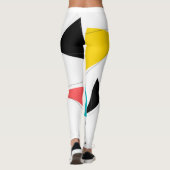 Coole, einzigartige, trendige, bunte Dreiecke in d Leggings (Rückseite)