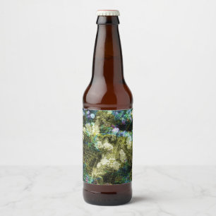 Coole, einzigartige, trendige digitale Kunst der B Bierflaschenetikett