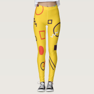 Coole, einzigartige, trendige, geometrische Memphi Leggings