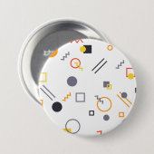 Coole, einzigartige, trendige, urbane abstrakte Il Button (Vorne & Hinten)