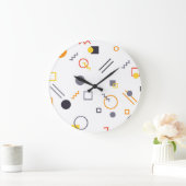 Coole, einzigartige, trendige, urbane abstrakte Il Große Wanduhr (Zuhause)