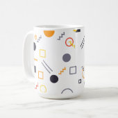 Coole, einzigartige, trendige, urbane abstrakte Il Kaffeetasse (Vorderseite Links)