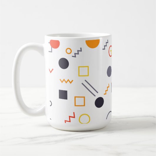 Coole, einzigartige, trendige, urbane abstrakte Il Kaffeetasse (Links)