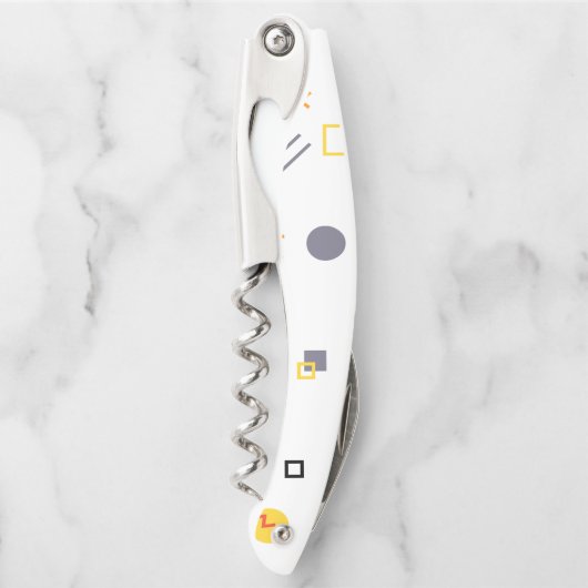 Coole, einzigartige, trendige, urbane abstrakte Il Kellnermesser (Vorderseite)