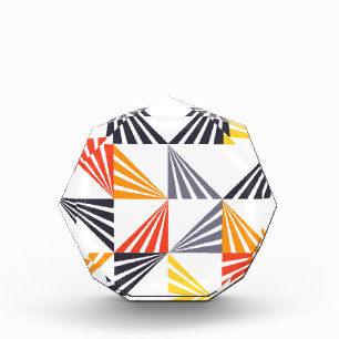 Coole, einzigartige, trendige, urbane, bunte Dreie Fotoblock