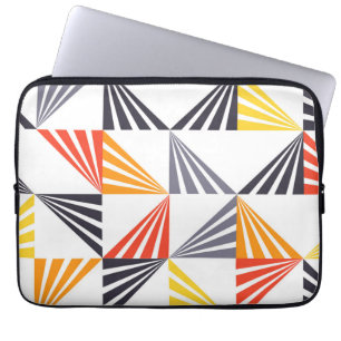 Coole, einzigartige, trendige, urbane, bunte Dreie Laptopschutzhülle